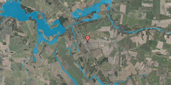 Oversvømmelsesrisiko fra vandløb på Århusvej 5, 8800 Viborg