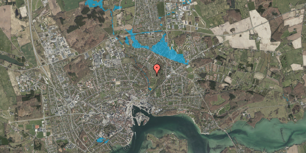 Oversvømmelsesrisiko fra vandløb på Hesteskoen 1, 5700 Svendborg