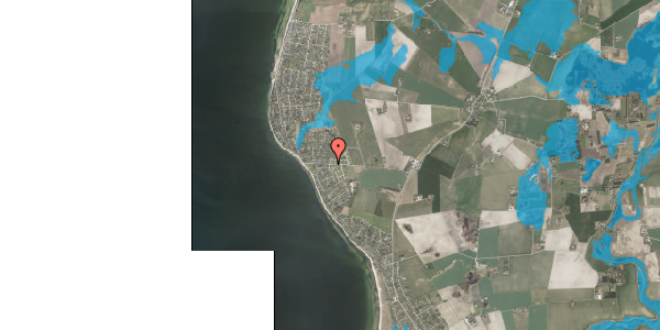 Oversvømmelsesrisiko fra vandløb på Strandager 1, 4200 Slagelse