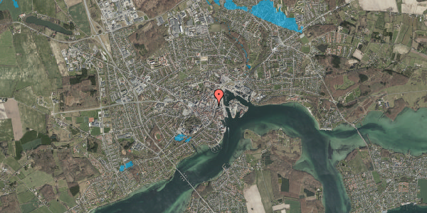 Oversvømmelsesrisiko fra vandløb på Klosterplads 8B, 5700 Svendborg