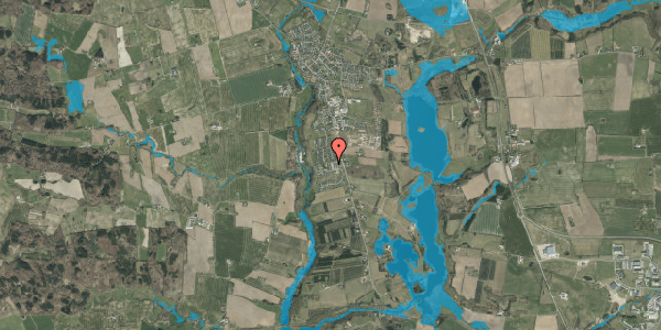 Oversvømmelsesrisiko fra vandløb på Elkærholmparken 6B, 6040 Egtved