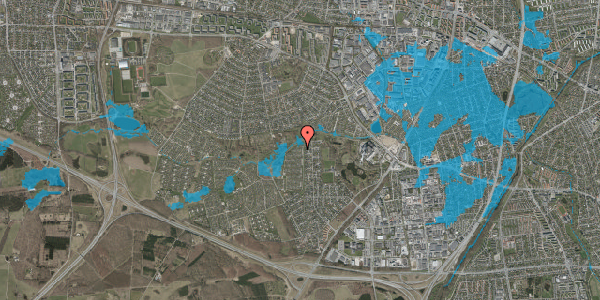Oversvømmelsesrisiko fra vandløb på Vængedalen 904, 2600 Glostrup