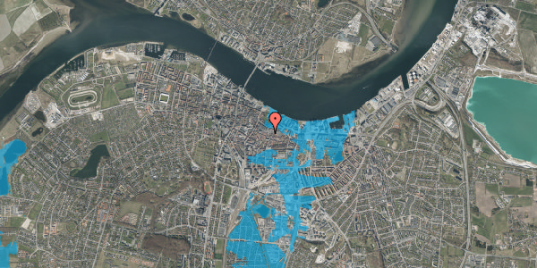 Oversvømmelsesrisiko fra vandløb på Slotsgade 3, 9000 Aalborg