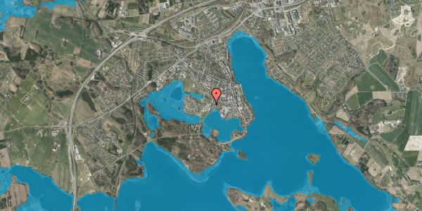 Oversvømmelsesrisiko fra vandløb på Søbyen 14, 8660 Skanderborg