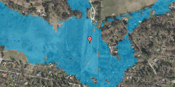 Oversvømmelsesrisiko fra vandløb på Mosestien 3, 3210 Vejby