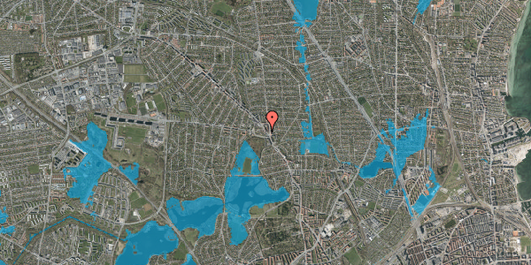 Oversvømmelsesrisiko fra vandløb på Søborg Hovedgade 7, 2870 Dyssegård