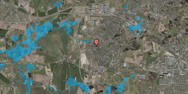 Oversvømmelsesrisiko fra vandløb på Dyreholm 7, 2765 Smørum