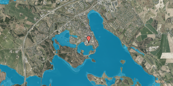 Oversvømmelsesrisiko fra vandløb på Ovenvande 7, st. th, 8660 Skanderborg