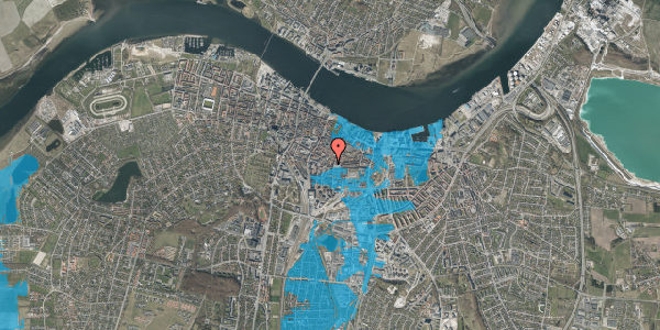 Oversvømmelsesrisiko fra vandløb på Danmarksgade 31, 9000 Aalborg