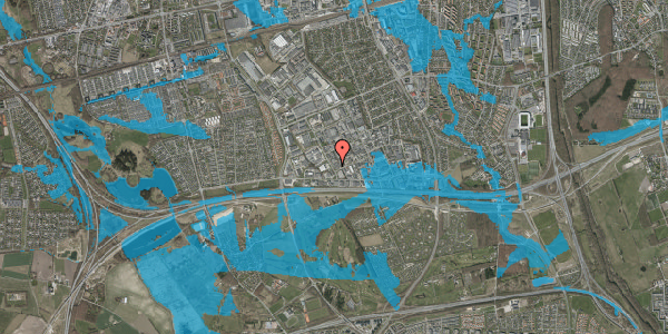 Oversvømmelsesrisiko fra vandløb på Abildager 25, st. , 2605 Brøndby