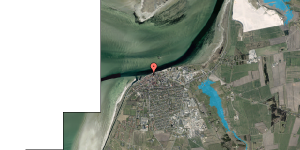 Oversvømmelsesrisiko fra vandløb på Havnevej 28B, st. tv, 9670 Løgstør