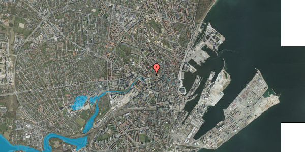Oversvømmelsesrisiko fra vandløb på Møllegade 11, kl. tv, 8000 Aarhus C