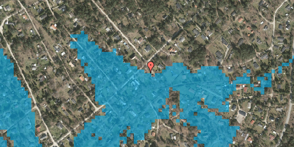 Oversvømmelsesrisiko fra vandløb på Højby Lyngvej 47, 4573 Højby