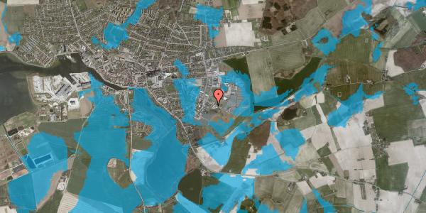 Oversvømmelsesrisiko fra vandløb på Sandvikenvej 8, 4900 Nakskov