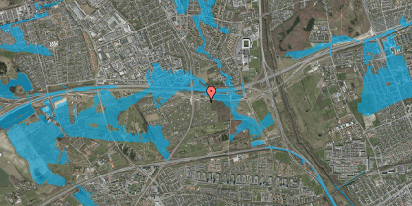 Oversvømmelsesrisiko fra vandløb på Brøndby Haveby Afd 3 30, 2605 Brøndby
