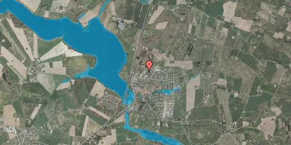 Oversvømmelsesrisiko fra vandløb på Solbjerg Hedevej 35, 8355 Solbjerg