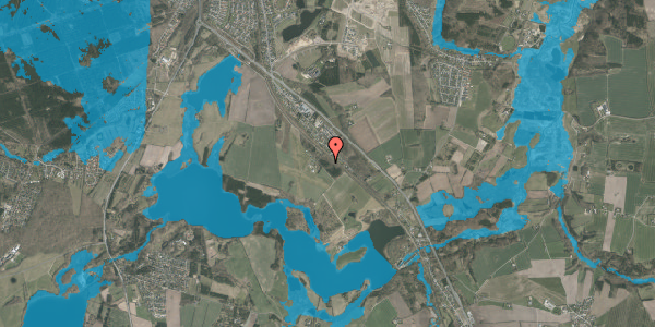Oversvømmelsesrisiko fra vandløb på Vedsøvej 8B, 8800 Viborg