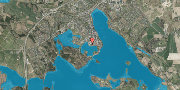 Oversvømmelsesrisiko fra vandløb på Ovenvande 14, st. tv, 8660 Skanderborg