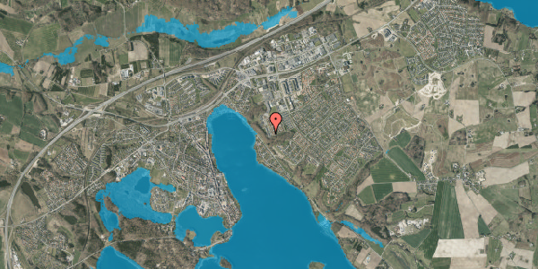 Oversvømmelsesrisiko fra vandløb på Kildevej 14K, . m1, 8660 Skanderborg