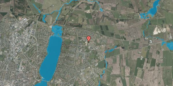 Oversvømmelsesrisiko fra vandløb på Fristruphøjvej 176G, 8800 Viborg