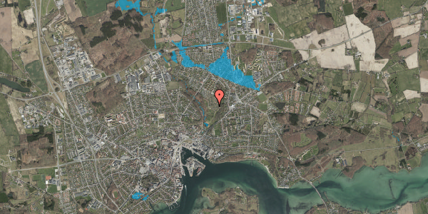 Oversvømmelsesrisiko fra vandløb på Hesteskoen 8, 5700 Svendborg