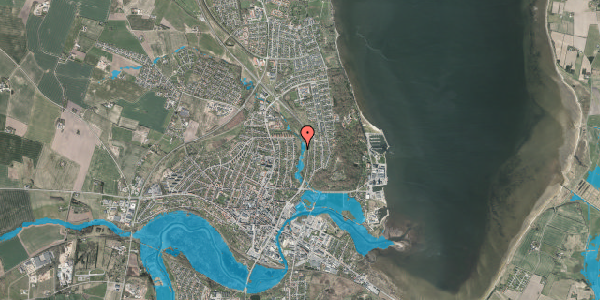 Oversvømmelsesrisiko fra vandløb på Feldingbæk Haverne 52, 7800 Skive