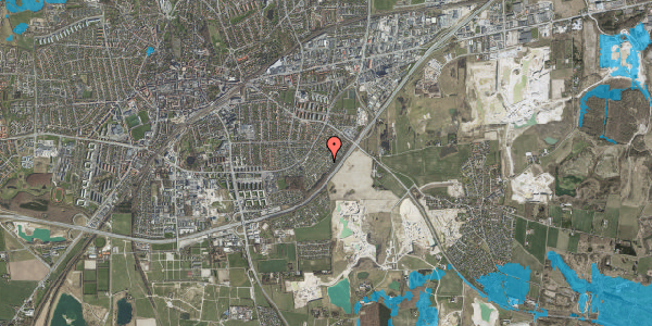 Oversvømmelsesrisiko fra vandløb på Hf. Granly 326, 4000 Roskilde