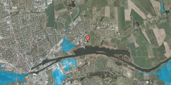 Oversvømmelsesrisiko fra vandløb på Eskærvej 6, 8930 Randers NØ