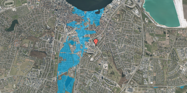 Oversvømmelsesrisiko fra vandløb på Ditlev Bergs Vej 71, 3. 1, 9000 Aalborg