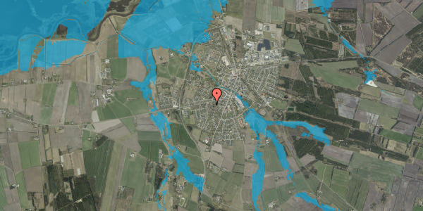 Oversvømmelsesrisiko fra vandløb på Lønborgvej 31, 6880 Tarm