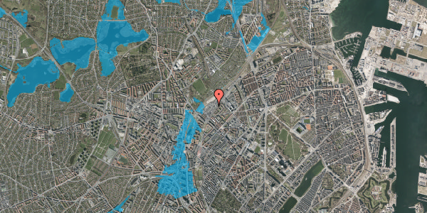 Oversvømmelsesrisiko fra vandløb på Vingelodden 5, 2200 København N