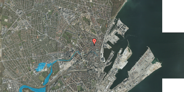 Oversvømmelsesrisiko fra vandløb på Klostergade 34, 8000 Aarhus C