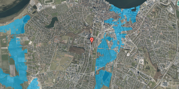 Oversvømmelsesrisiko fra vandløb på Parkvej 7, 9000 Aalborg