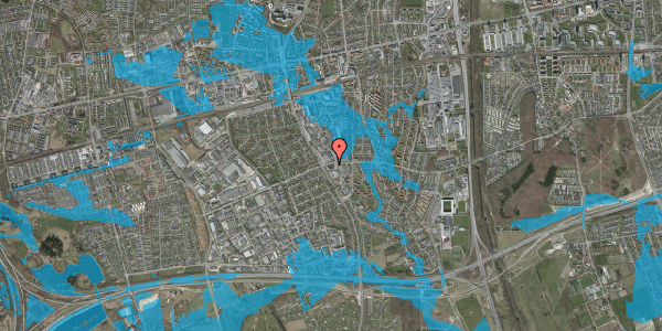 Oversvømmelsesrisiko fra vandløb på Park Allé 295, st. , 2605 Brøndby