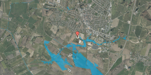 Oversvømmelsesrisiko fra vandløb på Molsgade 15, 9700 Brønderslev