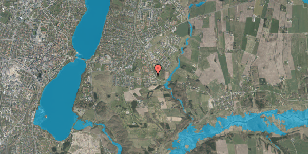Oversvømmelsesrisiko fra vandløb på Spangsbjerg Toft 7, 8800 Viborg