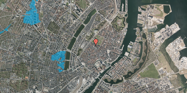 Oversvømmelsesrisiko fra vandløb på Hauser Plads 16, 3. , 1127 København K