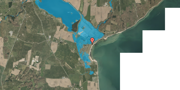Oversvømmelsesrisiko fra vandløb på Havvejen 115C, 6100 Haderslev