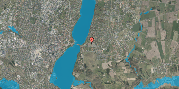Oversvømmelsesrisiko fra vandløb på Asmildklostervej 9B, 1. 19, 8800 Viborg
