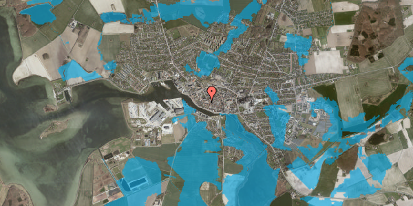 Oversvømmelsesrisiko fra vandløb på Axeltorv 19, 4900 Nakskov