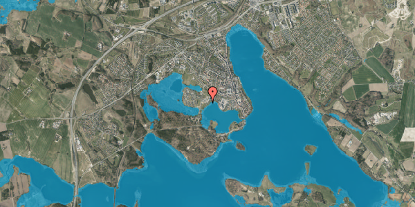 Oversvømmelsesrisiko fra vandløb på Søbyen 45, 8660 Skanderborg