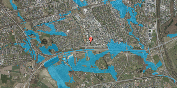 Oversvømmelsesrisiko fra vandløb på Jydekrogen 7, 1. , 2625 Vallensbæk