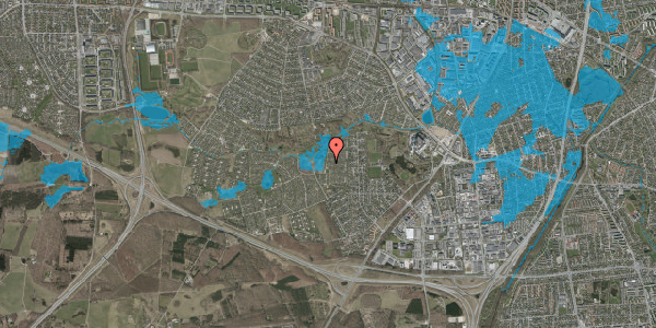 Oversvømmelsesrisiko fra vandløb på Vængedalen 532, 2600 Glostrup