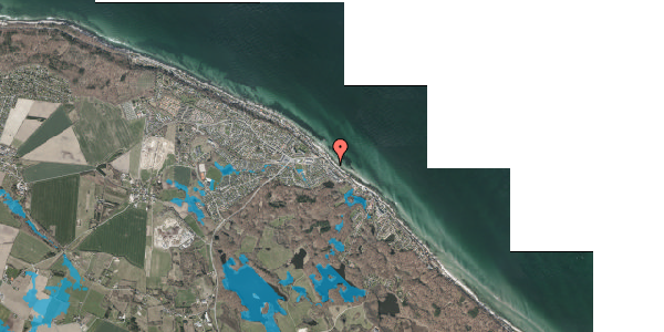 Oversvømmelsesrisiko fra vandløb på Nordre Strandvej 157B, 1. , 3140 Ålsgårde