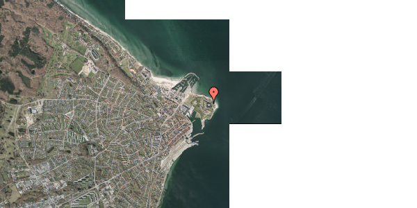 Oversvømmelsesrisiko fra vandløb på Kronborg 1B, 3000 Helsingør