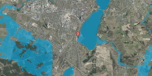 Oversvømmelsesrisiko fra vandløb på Sønæshave 31, 8800 Viborg