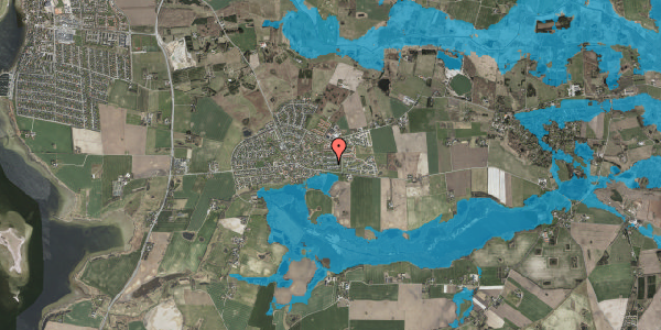 Oversvømmelsesrisiko fra vandløb på Hyldekærparken 55, 4000 Roskilde