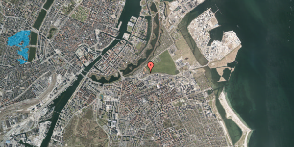 Oversvømmelsesrisiko fra vandløb på Uplandsgade 37, 2300 København S