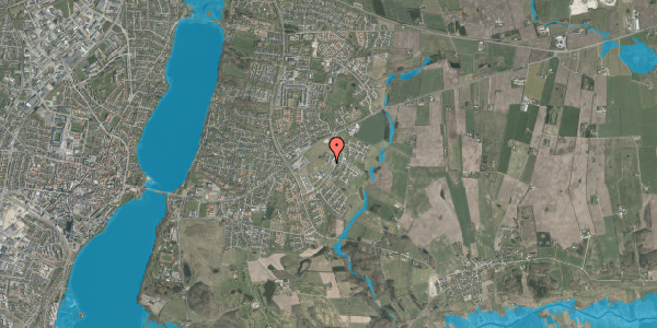 Oversvømmelsesrisiko fra vandløb på Asmild Mark 38, 8800 Viborg