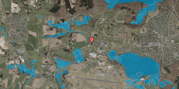 Oversvømmelsesrisiko fra vandløb på Annexgårdsparken 5A, 3500 Værløse